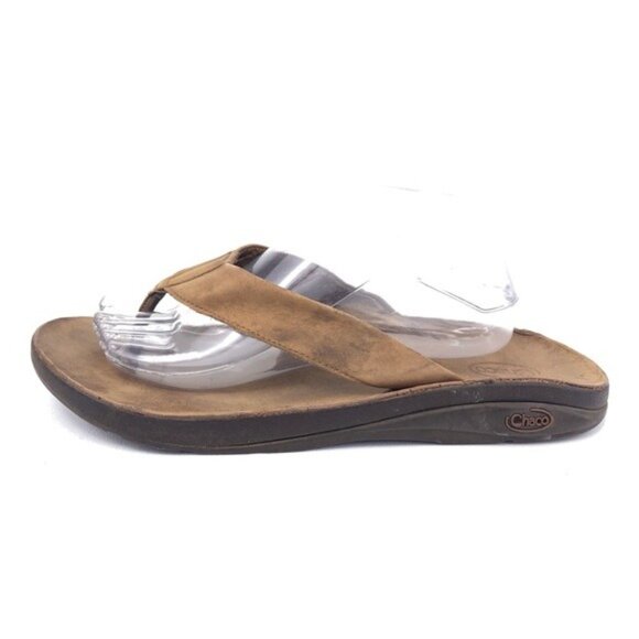 Chaco Brown Leather Playa Sandals Mens 11 main image 6